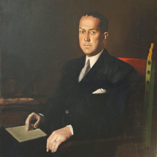 Ritratto di Galeazzo Ciano, 1943 olio su tela, cm 116×96