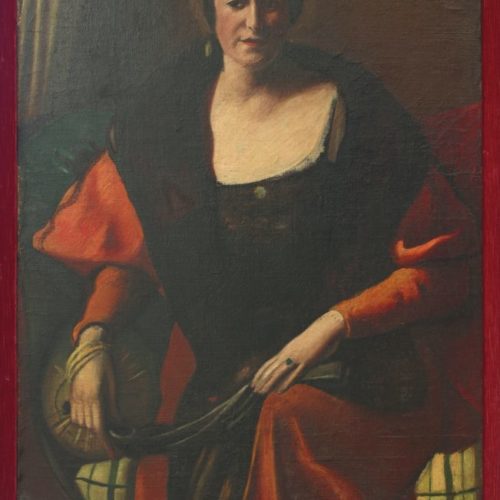 Gregorio Sciltian Ritratto della cantante Maria Spiridovic, 1930 olio su tela, cm 120×80