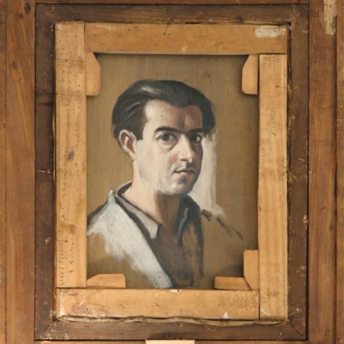 Gregorio Sciltian Retro - Autoritratto giovanile, 1955